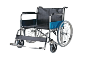 DSW 04  - DUKE WHEEL CHAIR WITH FOLDABALE HARD SEAT