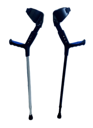 KKR 11 B - K CARE ELBOW CRUTCH BLACK