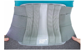 K 03 : ECO CONTOURED LUMBO CORSET WITH STRAP